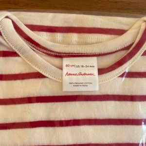 Hanna Andersson Baby Lap Shoulder Top In Organic Cotton